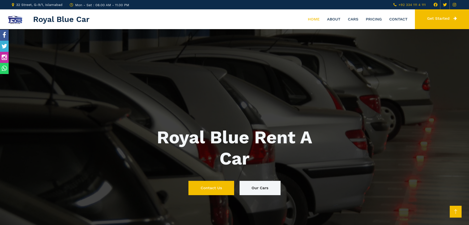 Royalbluecar